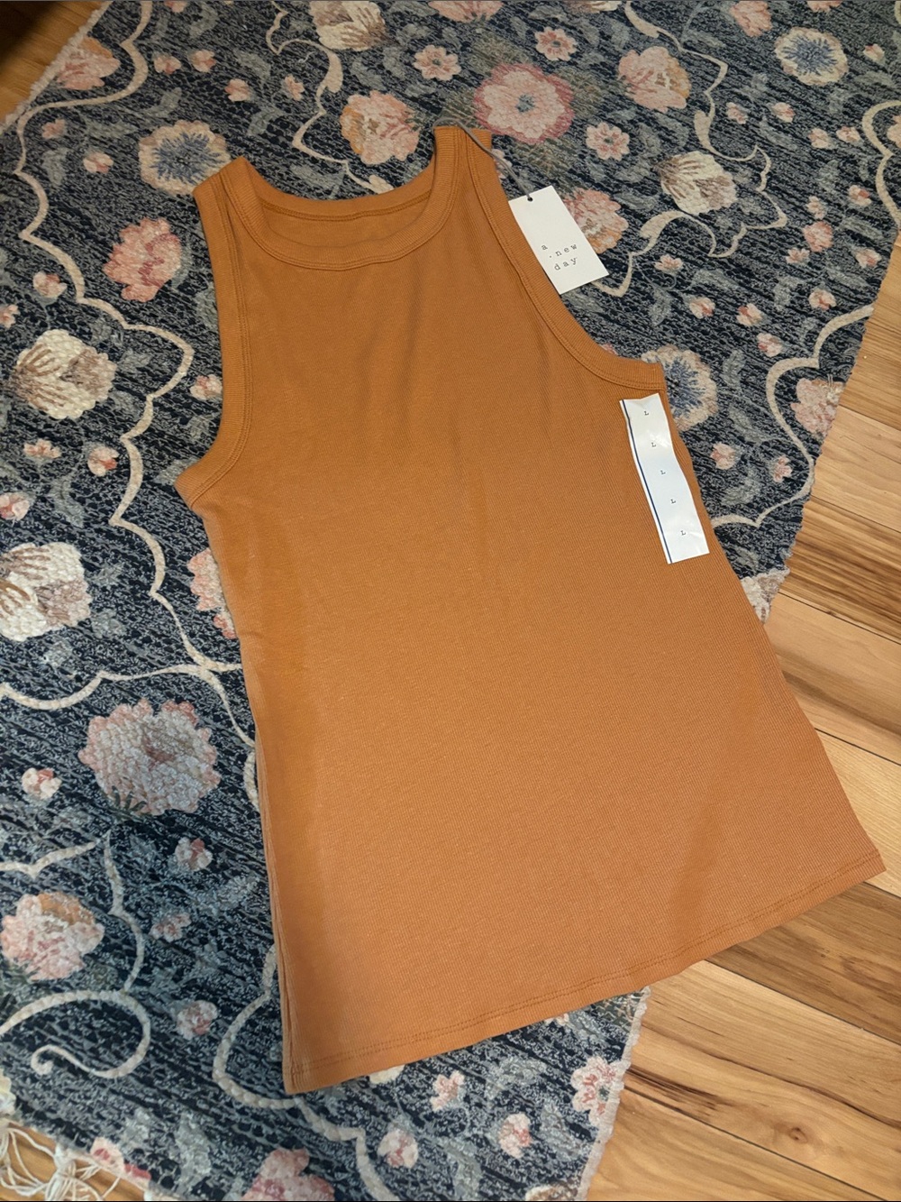 MWT A New Day Women’s Mustard Yellow Tank Top SZ L